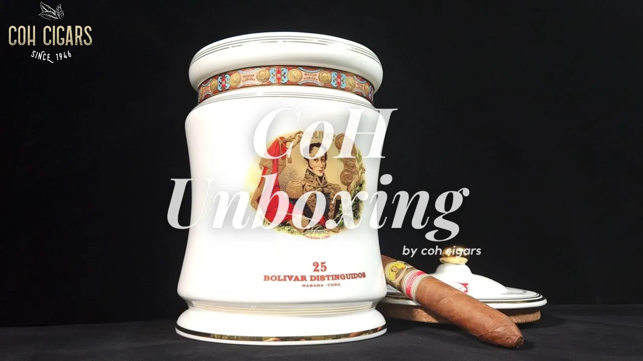 [CoH Cigars Unboxing] Bolivar Distinguidos Porcelain Jar